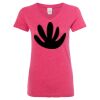 Women’s Glitter V-Neck T-Shirt Thumbnail
