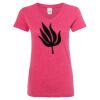 Women’s Glitter V-Neck T-Shirt Thumbnail