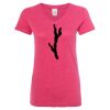 Women’s Glitter V-Neck T-Shirt Thumbnail