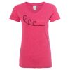 Women’s Glitter V-Neck T-Shirt Thumbnail
