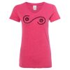 Women’s Glitter V-Neck T-Shirt Thumbnail