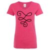 Women’s Glitter V-Neck T-Shirt Thumbnail