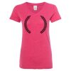 Women’s Glitter V-Neck T-Shirt Thumbnail