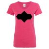 Women’s Glitter V-Neck T-Shirt Thumbnail