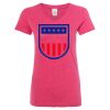 Women’s Glitter V-Neck T-Shirt Thumbnail