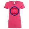 Women’s Glitter V-Neck T-Shirt Thumbnail