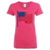 Women’s Glitter V-Neck T-Shirt Thumbnail