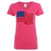Women’s Glitter V-Neck T-Shirt Thumbnail