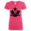 Women’s Glitter V-Neck T-Shirt Thumbnail