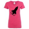 Women’s Glitter V-Neck T-Shirt Thumbnail