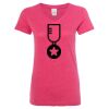 Women’s Glitter V-Neck T-Shirt Thumbnail