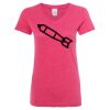 Women’s Glitter V-Neck T-Shirt Thumbnail