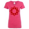 Women’s Glitter V-Neck T-Shirt Thumbnail