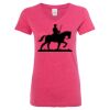 Women’s Glitter V-Neck T-Shirt Thumbnail