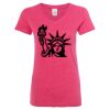 Women’s Glitter V-Neck T-Shirt Thumbnail