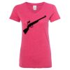 Women’s Glitter V-Neck T-Shirt Thumbnail