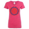 Women’s Glitter V-Neck T-Shirt Thumbnail