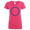 Women’s Glitter V-Neck T-Shirt Thumbnail