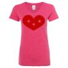 Women’s Glitter V-Neck T-Shirt Thumbnail