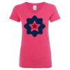 Women’s Glitter V-Neck T-Shirt Thumbnail