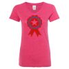Women’s Glitter V-Neck T-Shirt Thumbnail