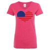 Women’s Glitter V-Neck T-Shirt Thumbnail
