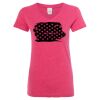Women’s Glitter V-Neck T-Shirt Thumbnail
