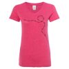 Women’s Glitter V-Neck T-Shirt Thumbnail