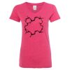 Women’s Glitter V-Neck T-Shirt Thumbnail