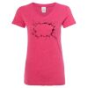 Women’s Glitter V-Neck T-Shirt Thumbnail