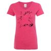 Women’s Glitter V-Neck T-Shirt Thumbnail
