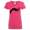 Women’s Glitter V-Neck T-Shirt Thumbnail