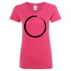 Women’s Glitter V-Neck T-Shirt Thumbnail