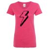 Women’s Glitter V-Neck T-Shirt Thumbnail