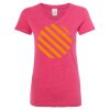 Women’s Glitter V-Neck T-Shirt Thumbnail